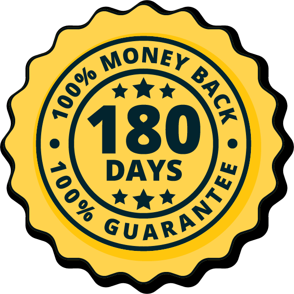 Red Boost - 180- day money back guarantee